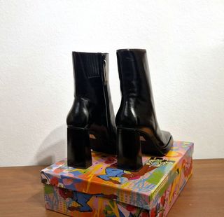 Stivaletti Jeffrey Campbell Pelle Nera Tg 41