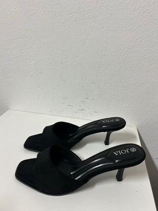Sabot donna tacco nero tg 39 nuovo