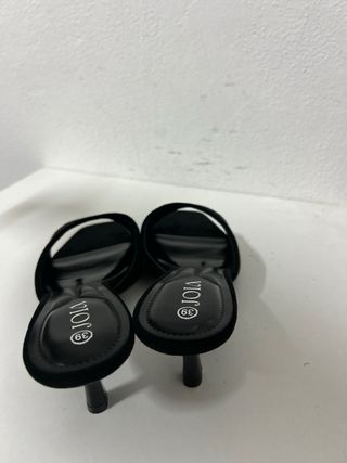 Sabot donna tacco nero tg 39 nuovo