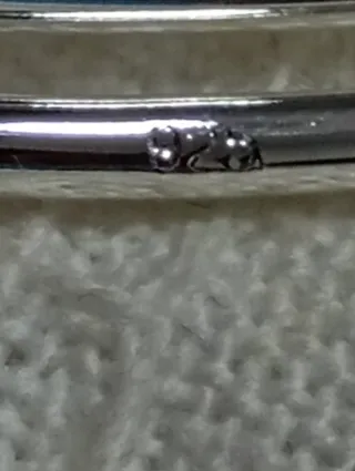 Pulsera de plata con bolitas