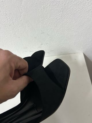 Sabot donna nero tacco tg 37 nuovo