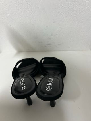 Sabot donna nero tacco tg 37 nuovo