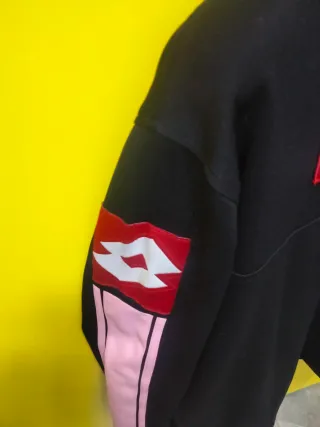 Tuta Lotto Palermo Vintage Nera Rosa