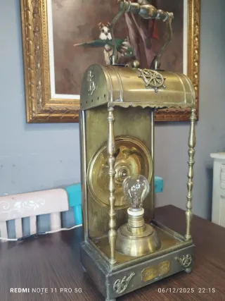 Lámpara antigua diseño marítimo