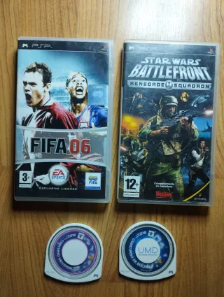 Lote 4 giochi PSP + scatola vuota