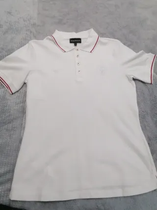 Polo Emporio Armani Mujer Blanco Talla M