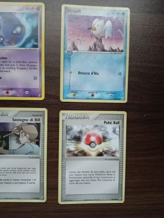 Lotto 6 carte Pokemon Guardiani Cristallo