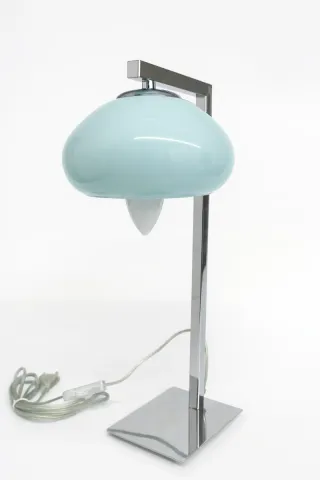 Candeeiro de mesa vintage opalino