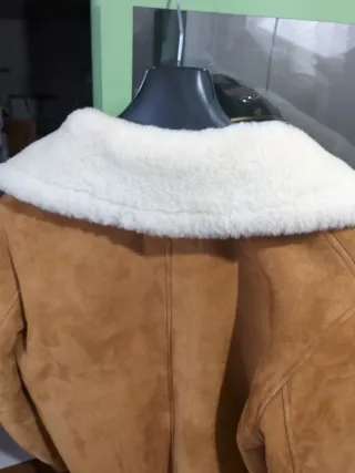 Cazadora Aviador Sandro Beige/Marrón