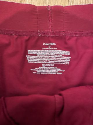 Calzoncillo Calvin Klein Granate Talla M