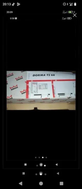 2 muelles para puertas dorma , negros