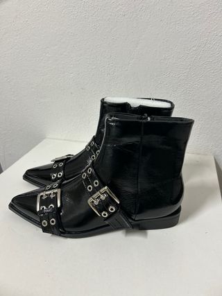 Stivaletti neri donna tg 39 con zip nuovo