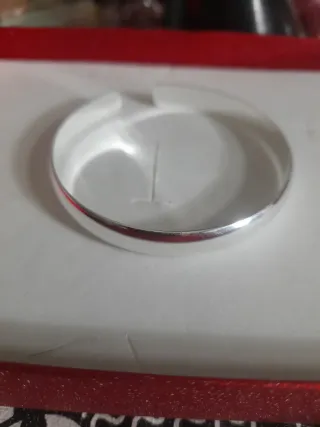 Esclava abierta plata 925 con marca