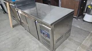 Bajo mostrador refrigerado acero inoxidable