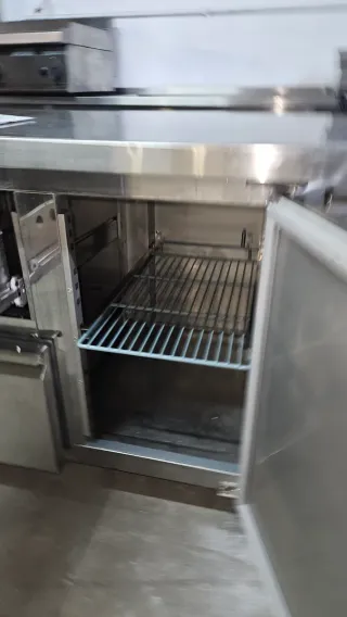 Bajo mostrador refrigerado acero inoxidable