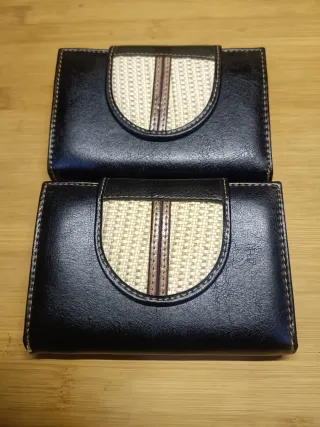 2 Carteras Piel Ubrique Beige y Negra