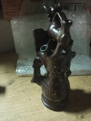 Botijo antiguo cerámica Cuenca. Artesania pura.