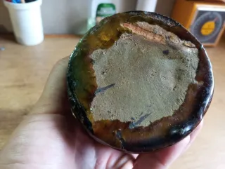 Botijo antiguo cerámica Cuenca. Artesania  pura.