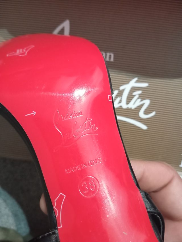 Tacchi Christian Neri Taglia 38