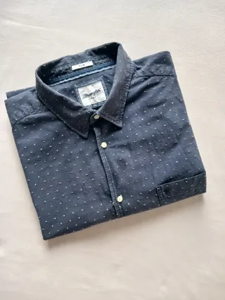 Camiseta Wrangler Slim Azul Talla M