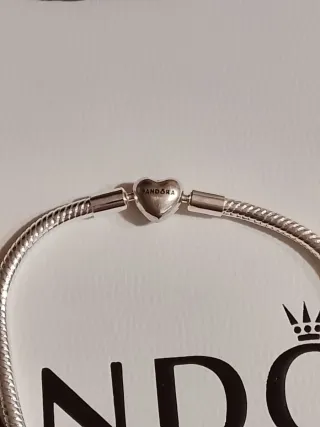 Bracciale Pandora Cuore Argento