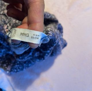 Vestido floral manga larga niña