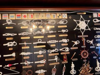 Cuadro Náutico Nudos y Banderas