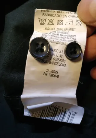 Camisa Desigual Negra Talla L