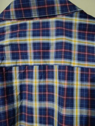 Camisa Scalpers Caballero Cuadros Azul