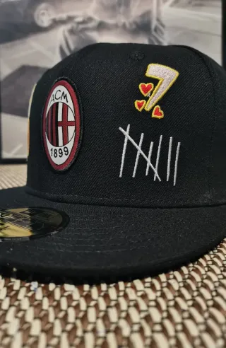 Gorra New Era 59Fifty AC Milan Negra Talla 7.1/2