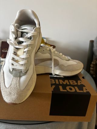 Zapatillas Bimba y Lola Beige/Blanco