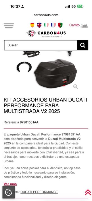 Maletas SHAD SH3 +baul+soporte Ducati Diavel 1200