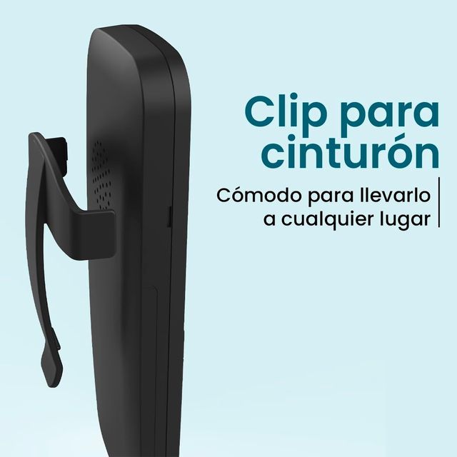 Teléfono Móvil Adoc Negro para Mayores 4G