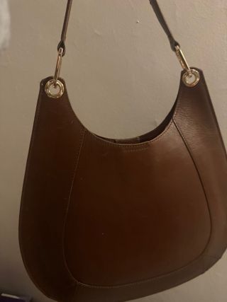 Bolso de piel Zign marrón