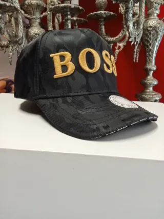 Gorra BOSS Negra Camuflaje Talla unica