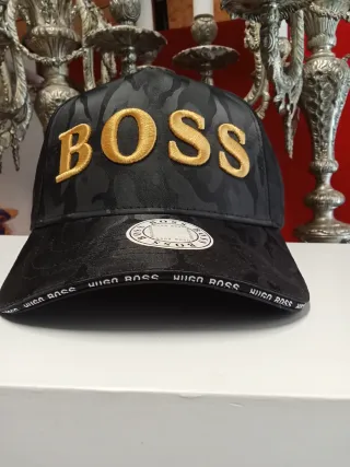 Gorra BOSS Negra Camuflaje Talla unica