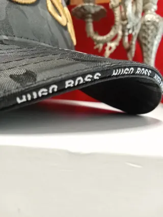 Gorra BOSS Negra Camuflaje Talla unica