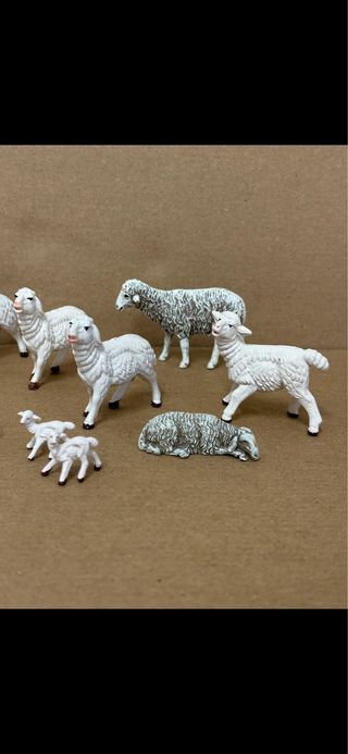 Lotto Pecorelle in plastica