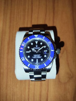 Rolex Submariner Reloj Azul