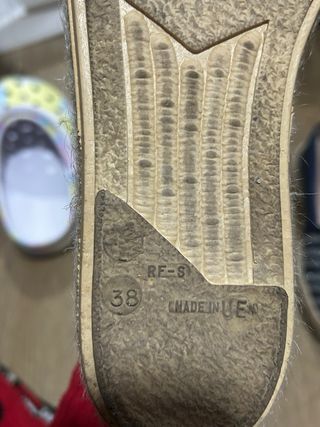 Alpargatas ANTEA azul marino con purpurina