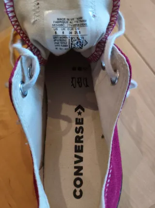 Converse doble suela bajas burdeos