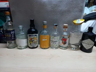 Bottiglie di Gin Vuote - 6 Pezzi