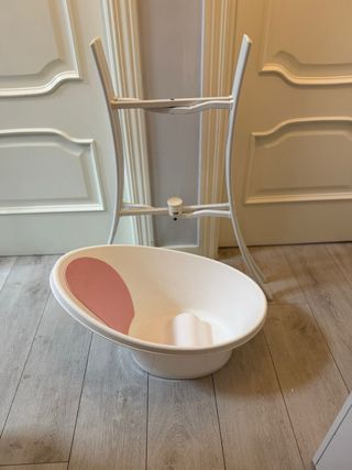 Bañera Bañera shnuggle para bebé.  Una bañera súpe