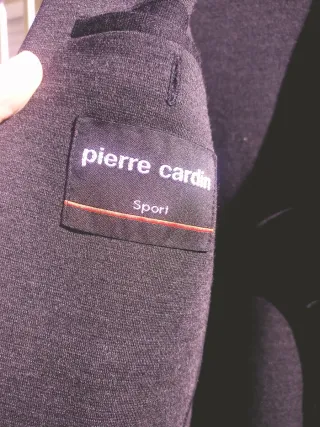 Chaqueta de lana gris para hombre