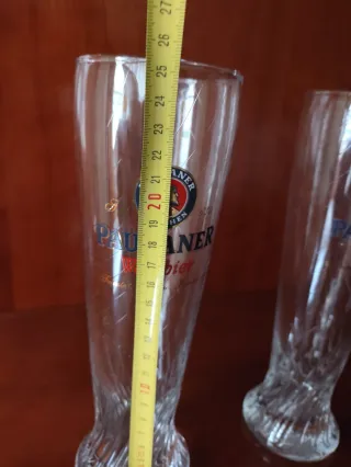 2 Vasos Cerveza Gigantes Paulaner