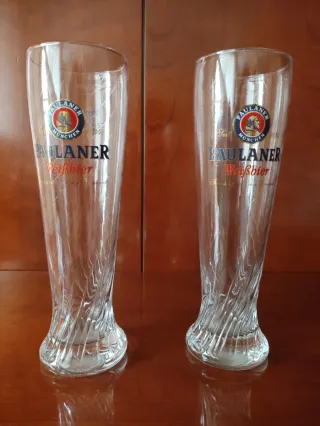2 Vasos Cerveza Gigantes Paulaner