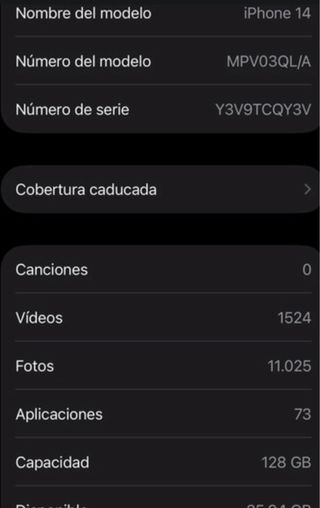 iPhone 14 128 GB color Lavanda