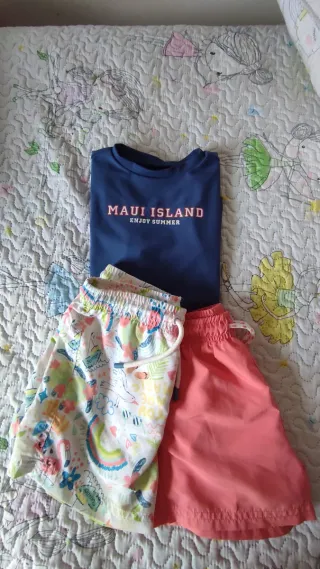 Pantalón corto niño con anclas Ropa de baño regalo