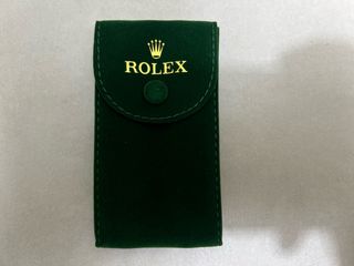 Estuche de viaje Rolex verde