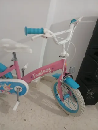 Bicicleta infantil rosa Fantasy